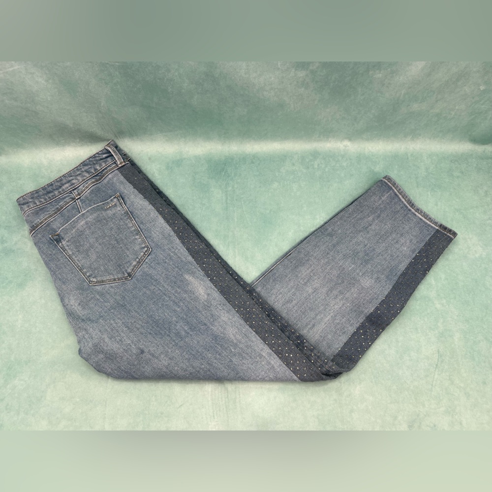 Bebe Rhinestone Denim 30
